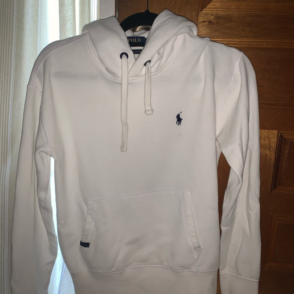 Men’s XS Polo Ralph Lauren White Sweatshirt